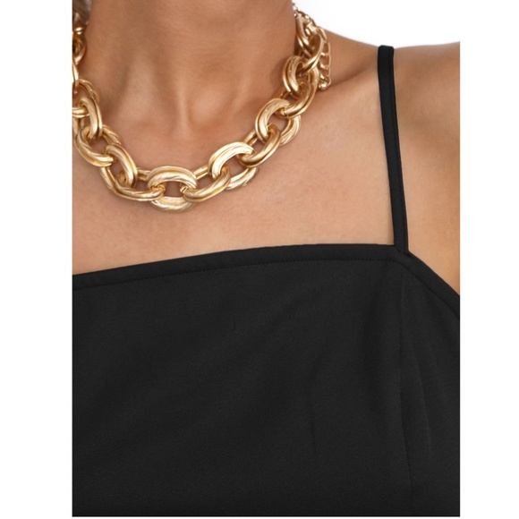 Little Black Dress Leg Slit Mini - Picture 5 of 14